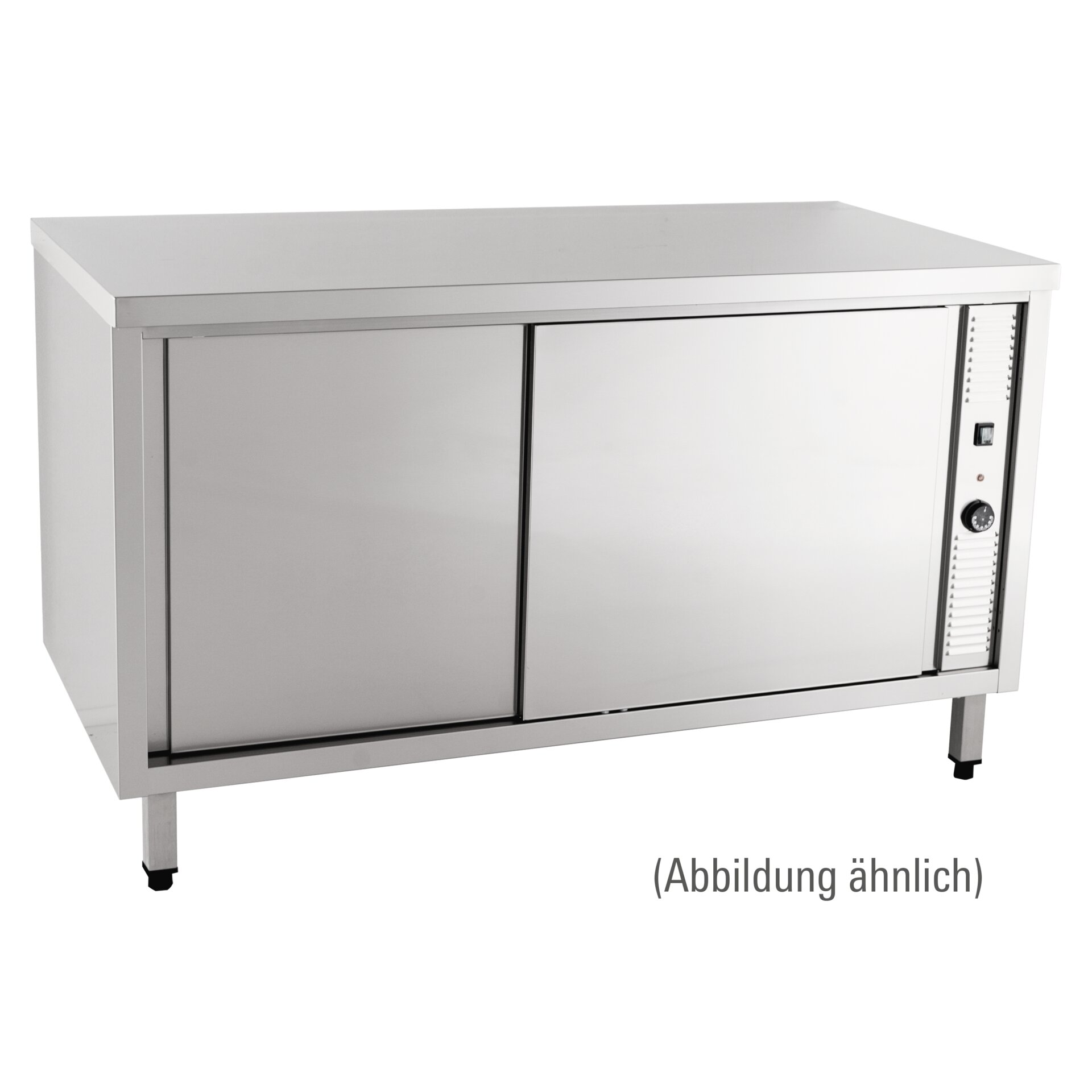 Wärmeschrank mit Schiebetüren ohne Aufkantung 1800 x 700 x 850 mm