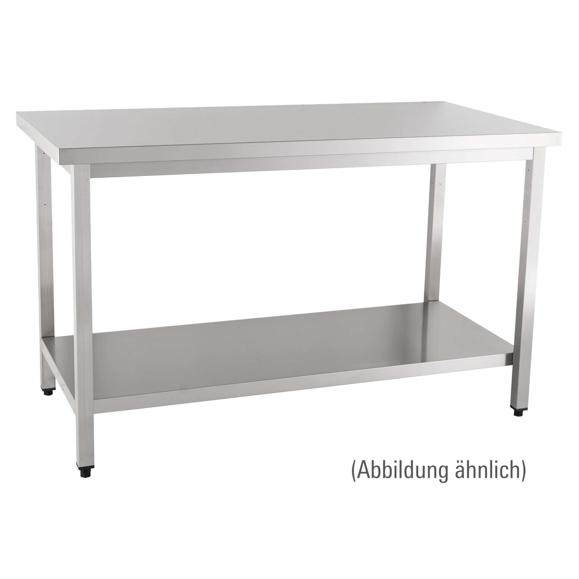 Arbeitstisch fertig montiert mit Boden ohne Aufkantung 2000 x 700 x 850 mm