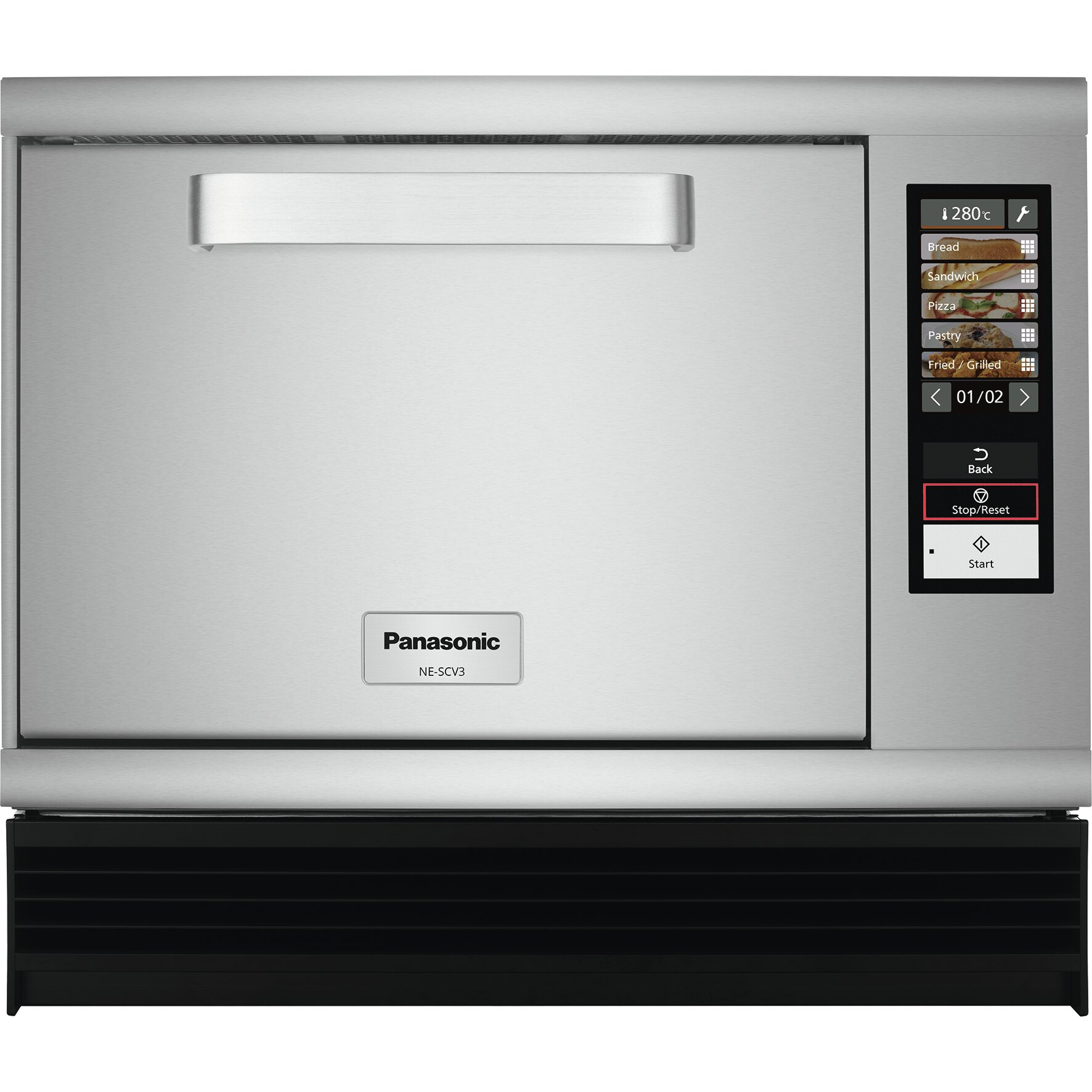 Heißluft-Schnellgarsystem / Twin Inverter Mikrowelle 1,05 kW + Grill NE-SCV3EUG