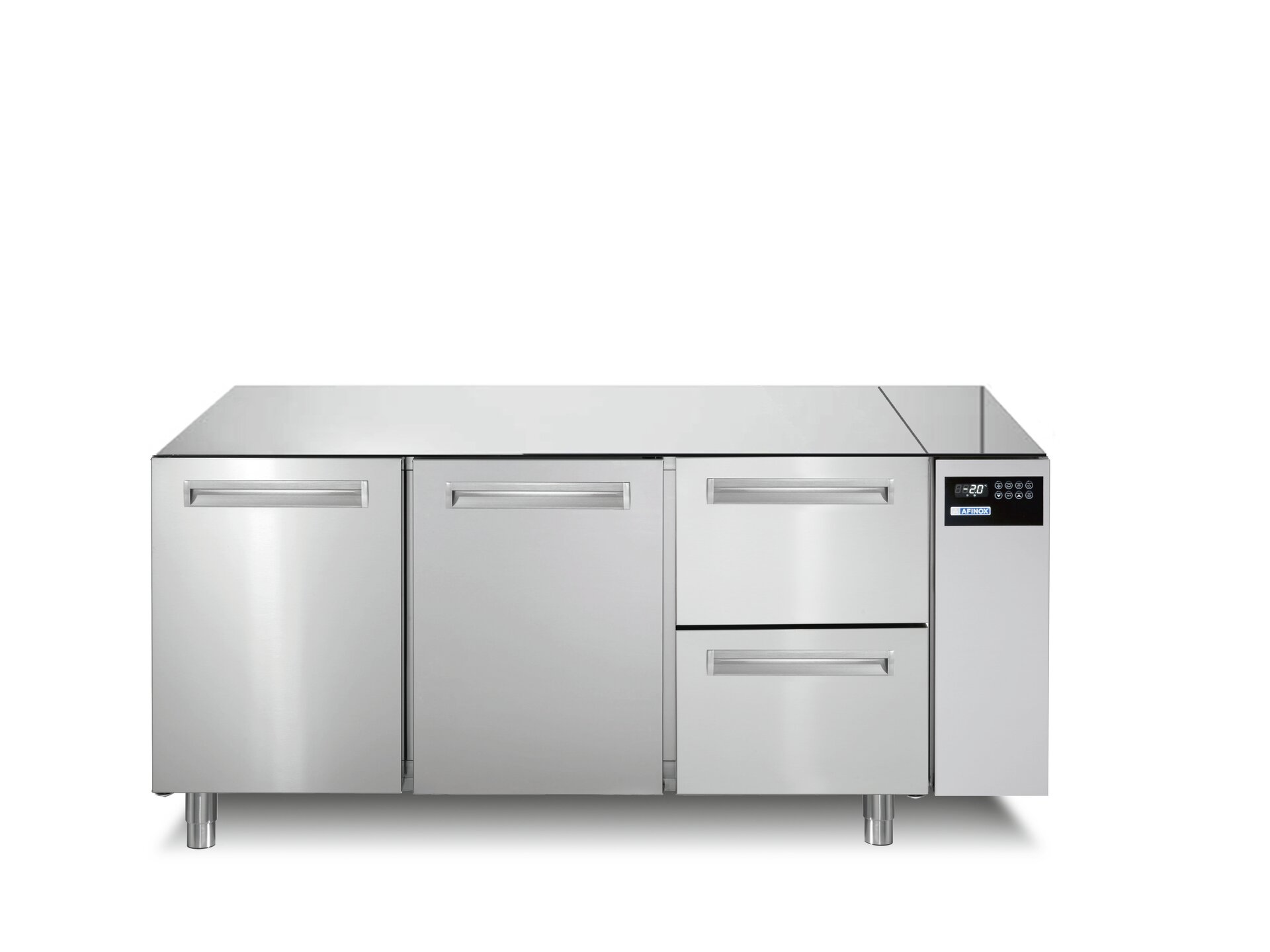 Kühltisch 258 l GN 1/1 2 Türen und 2 Schubladen für Zentralkühlung