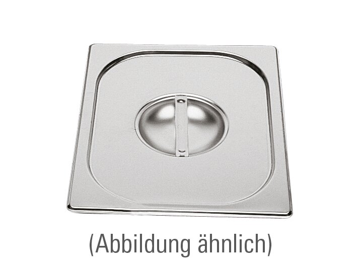 GN-Deckel, GN 2/3, 354 x 325 mm, ohne Löffelausschnitt, Edelstahl