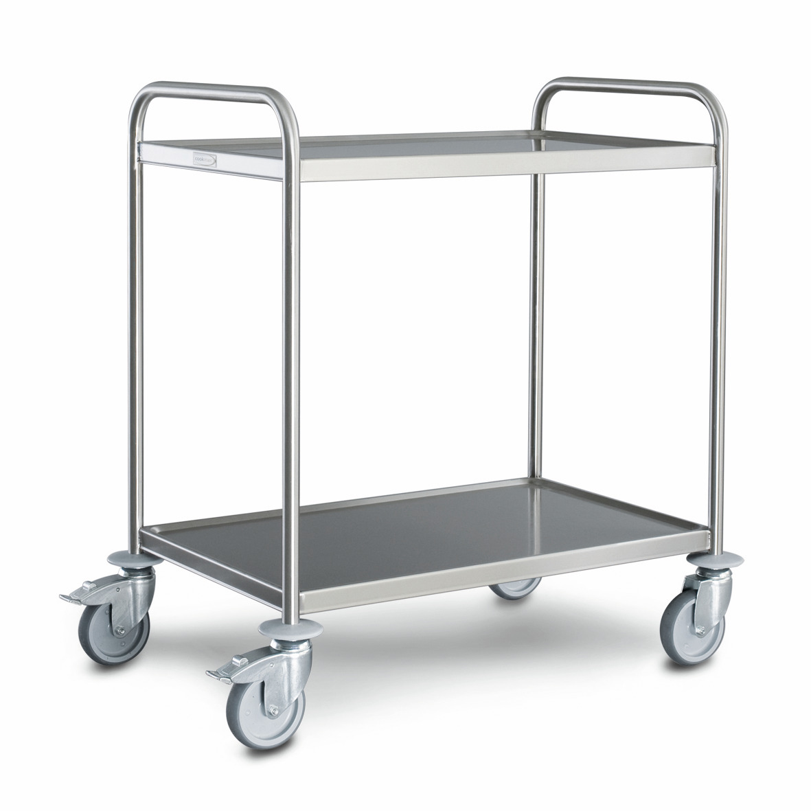 Servierwagen, 2 Borde 800 x 500 mm, voll verschweißt