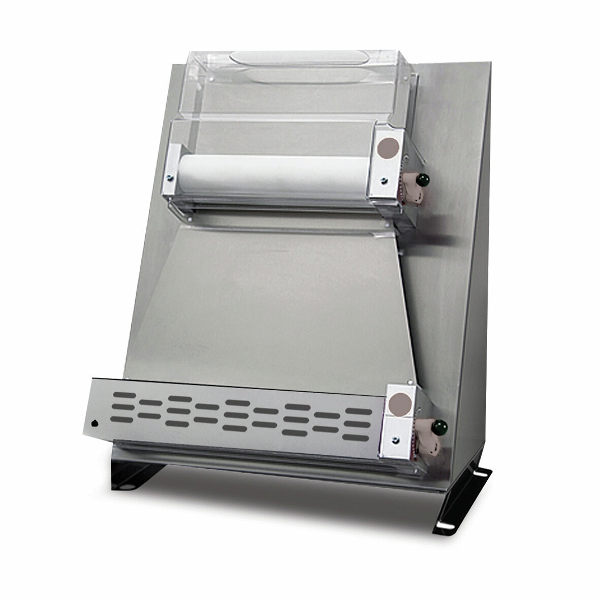 Teig-Ausrollmaschine Ø 400 mm für eckige Pizzen