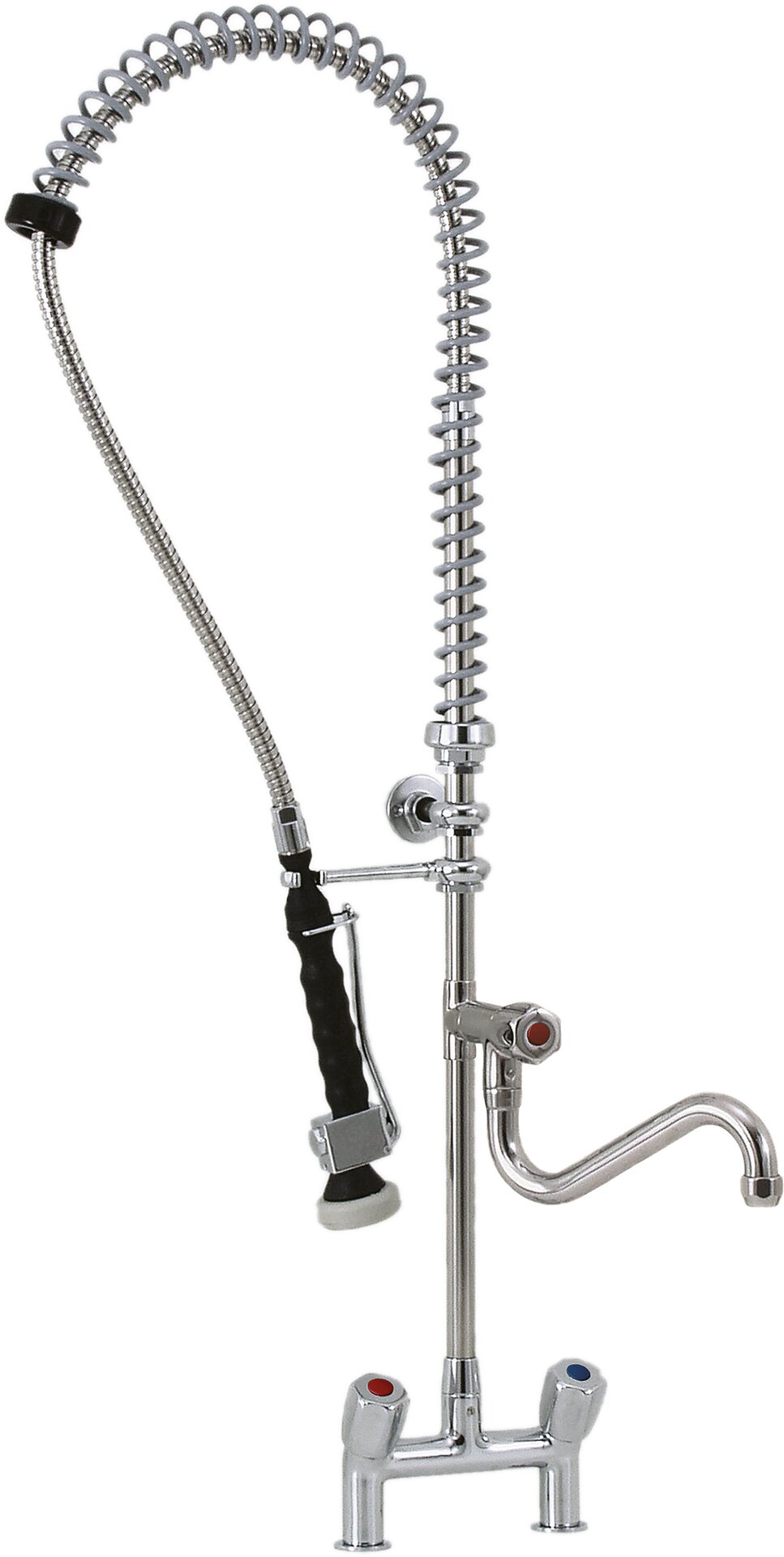 Geschirrbrause mit Schwenkhahn, H=1080 mm