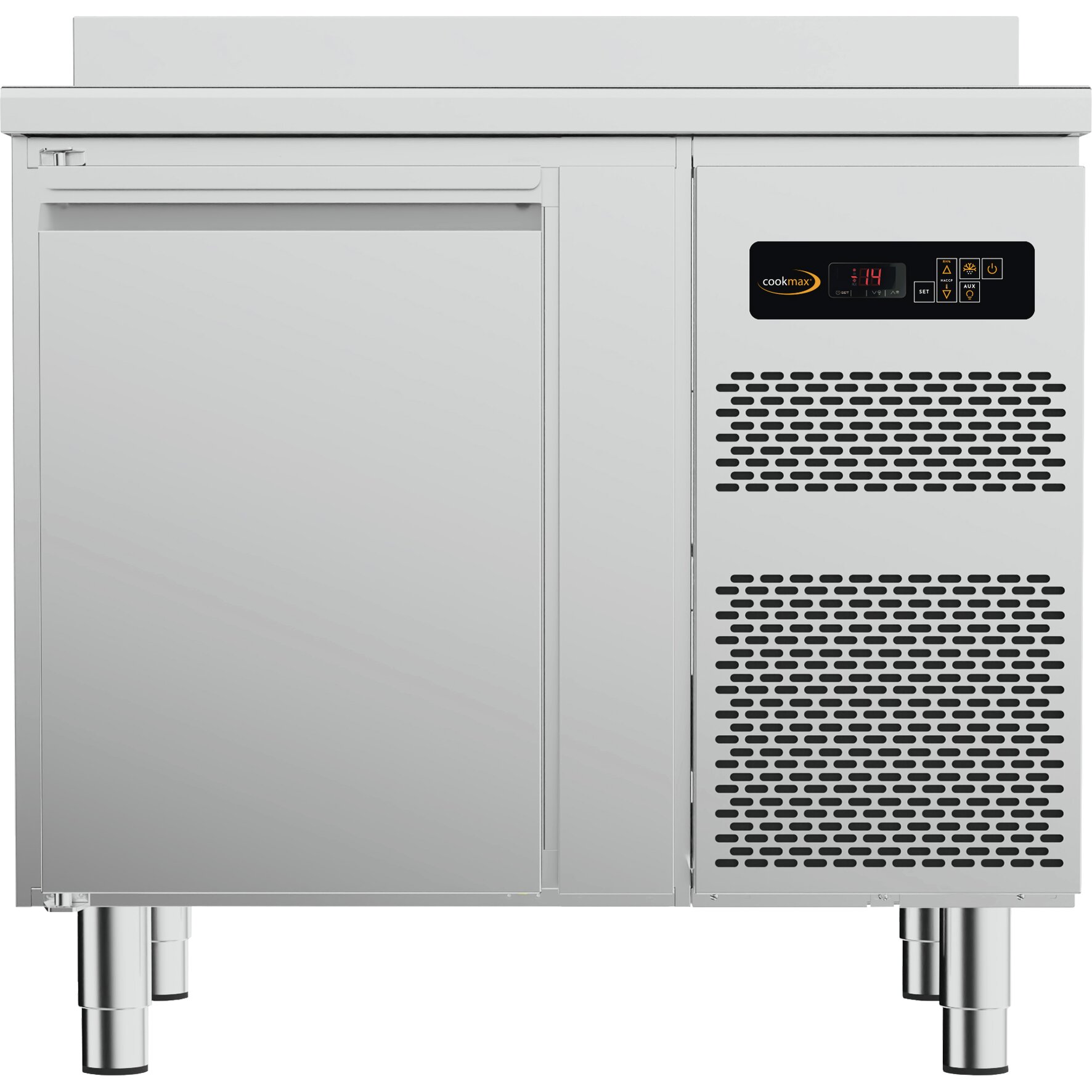 Kühltisch Zentralkühlung, GN 1/1, 1 Tür, Korpushöhe 700 mm, ohne Arbeitsplatte