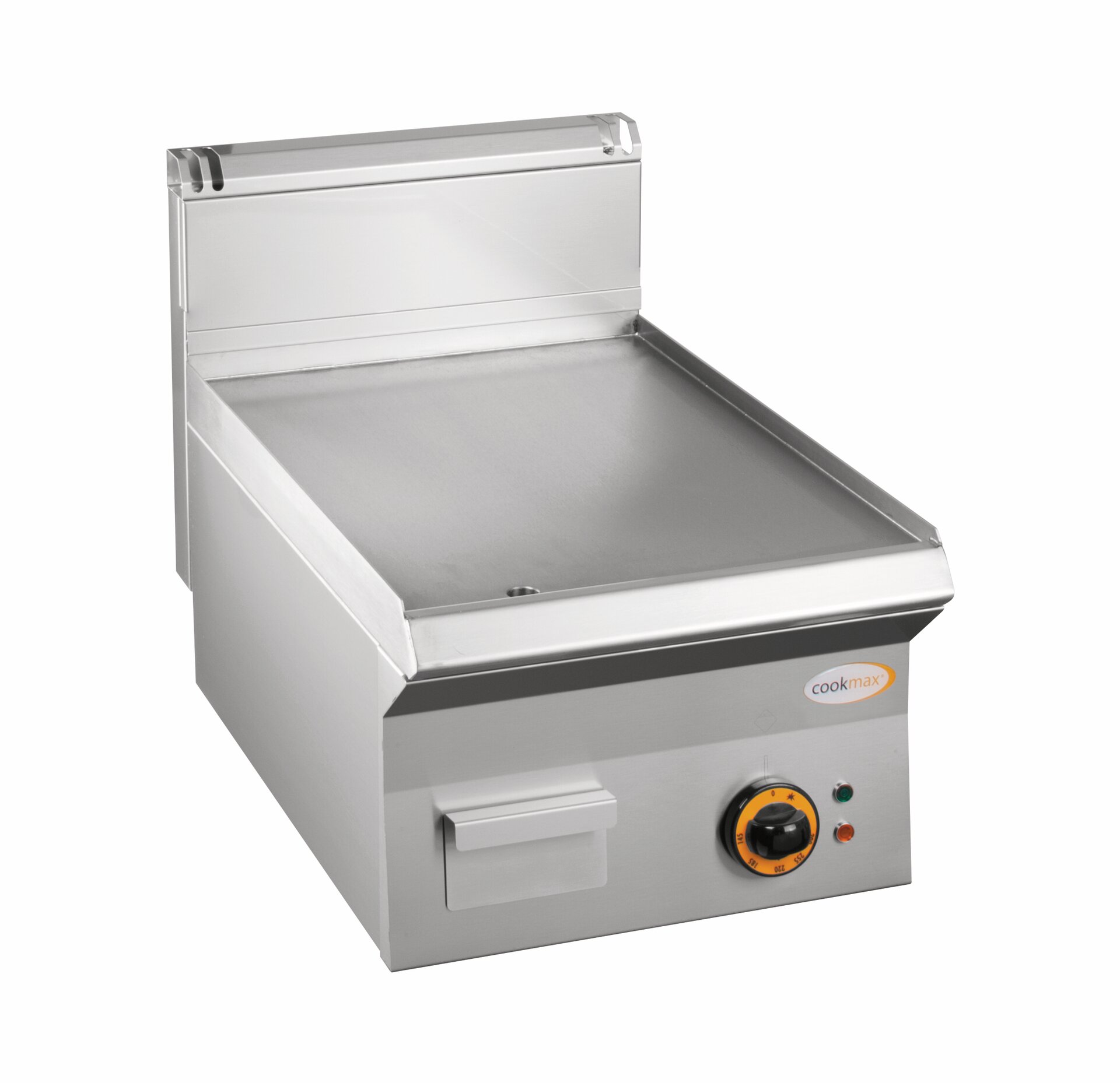 Elektro-Grillplatte, glatt, 1 Heizzone, 400 x 650 x 270 mm