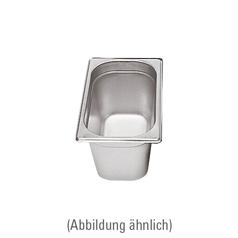 GN-Behälter, GN 1/4, 265 x 162 x 200 mm, Edelstahl