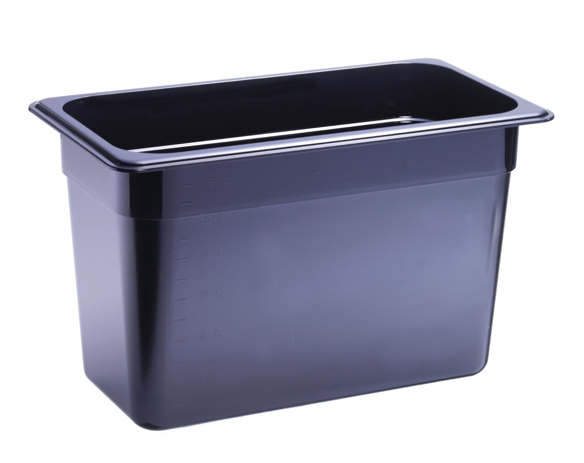 GN-Behälter, GN 1/3, 325 x 176 x 200 mm, Polycarbonat, schwarz