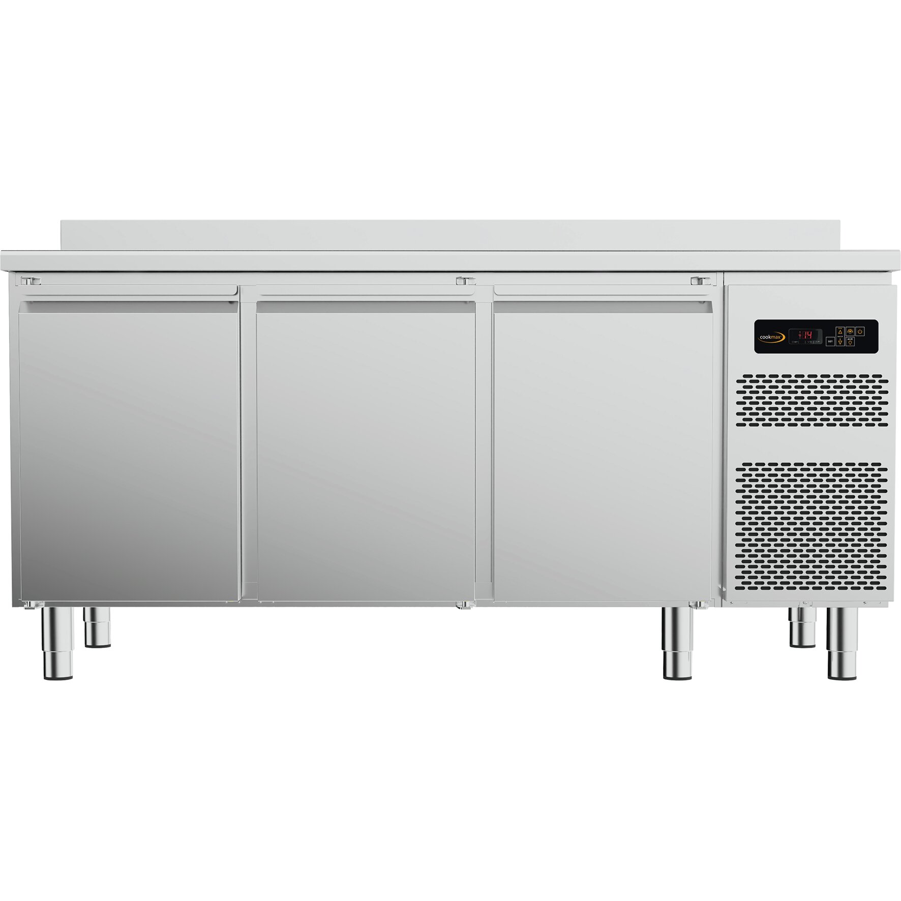Kühltisch GN 1/1, 3 Türen, Korpushöhe 700 mm, ohne Arbeitsplatte
