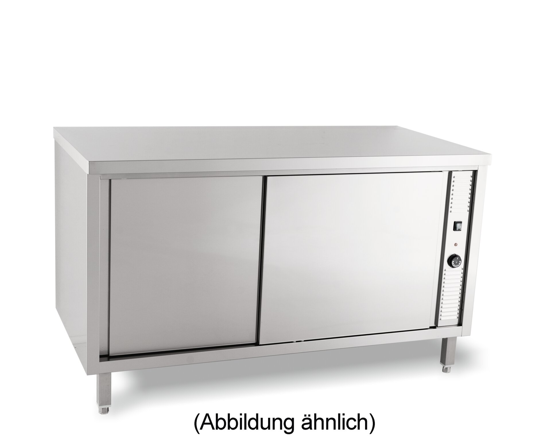 Wärmeschrank mit Schiebetüren ohne Aufkantung 1800 x 700 x 850 mm
