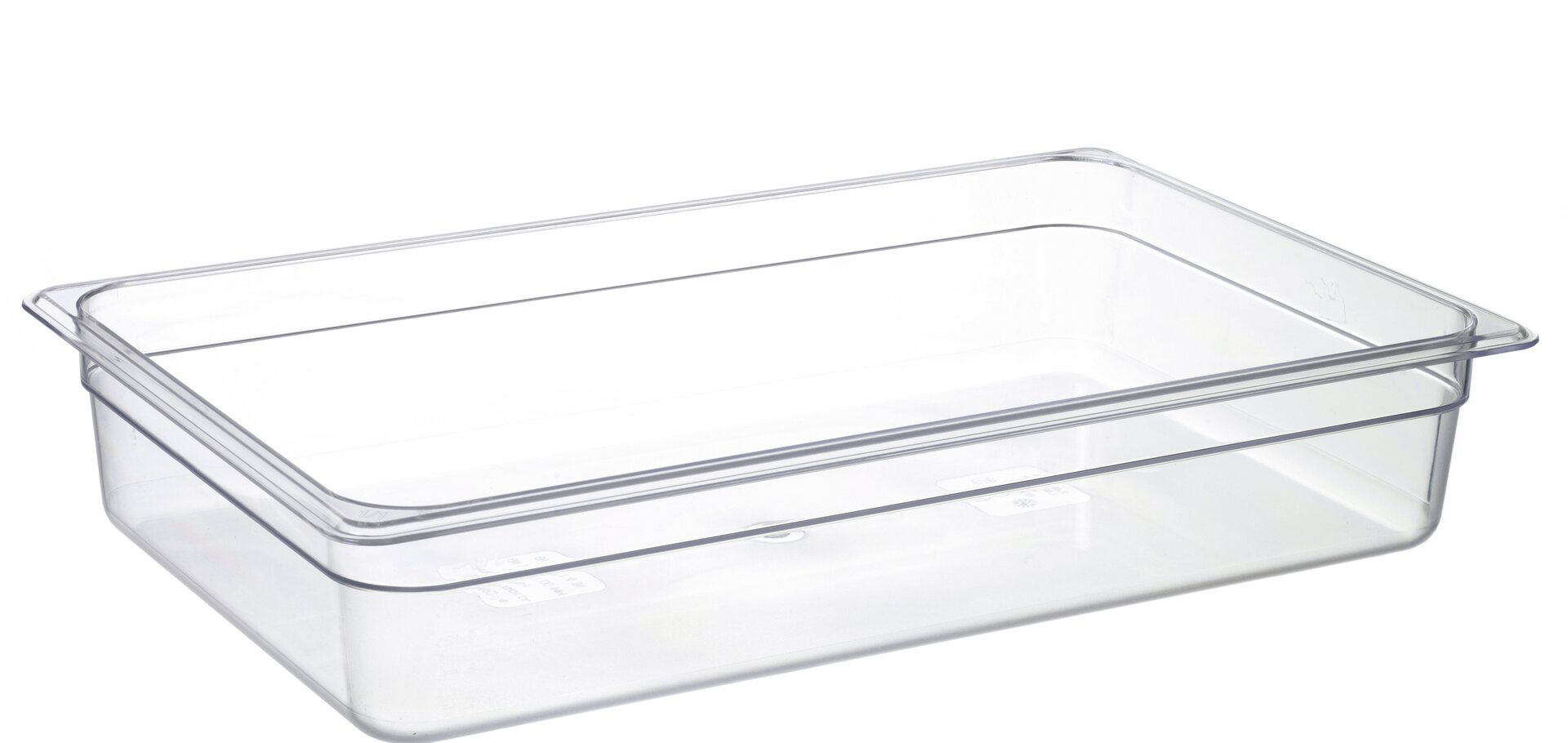 GN-Behälter, GN 1/1, 530 x 325 x 100 mm, Polycarbonat transparent