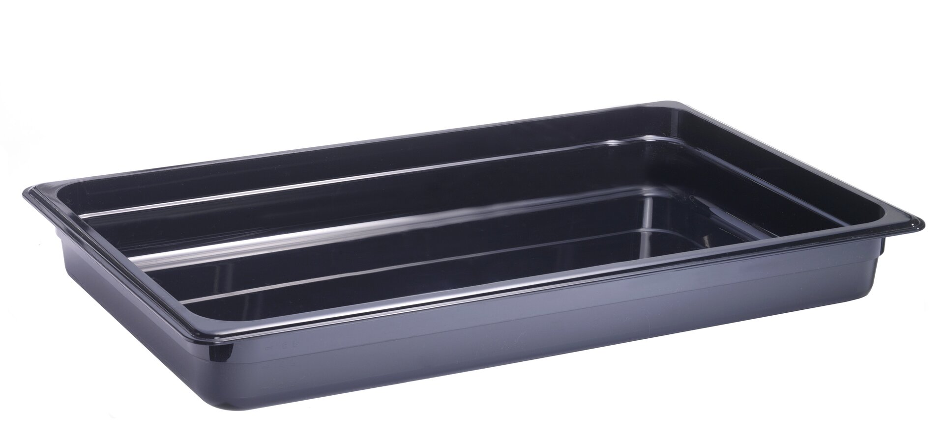 GN-Behälter, GN 1/1, 530 x 325 x 65 mm, Polycarbonat, schwarz
