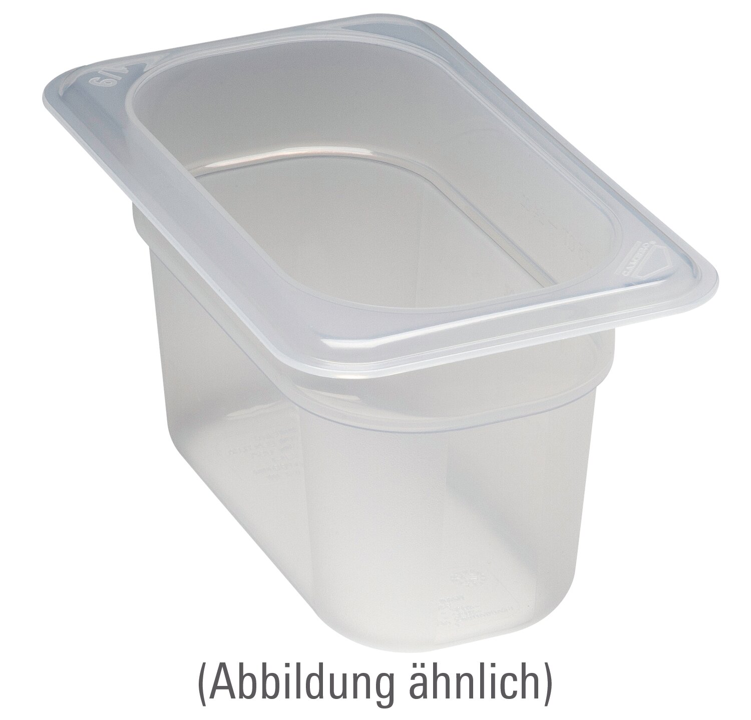 Frischhaltebox, GN 1/9, 176 x 108 x 65 mm, Polypropylen transparent