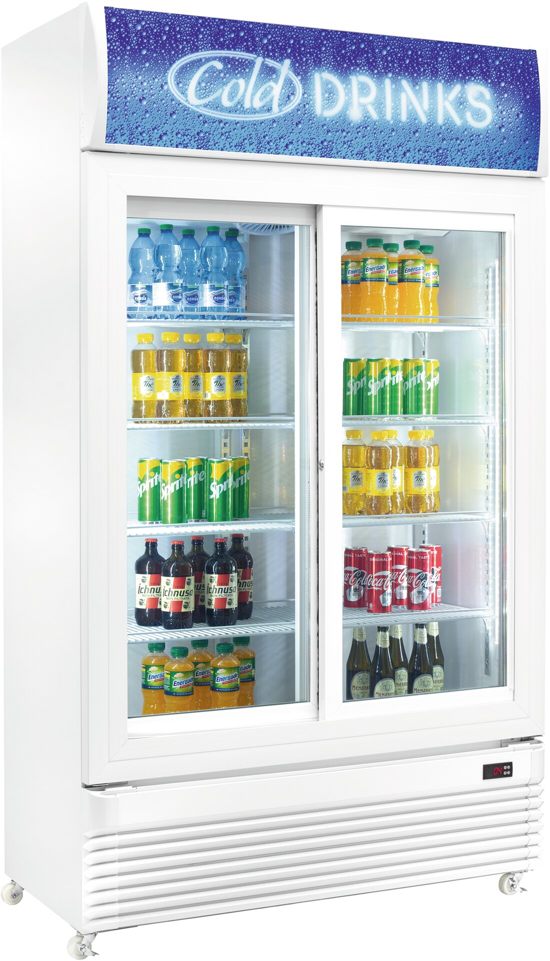 Flaschenkühlschrank Glas-Schiebetüren 750 l