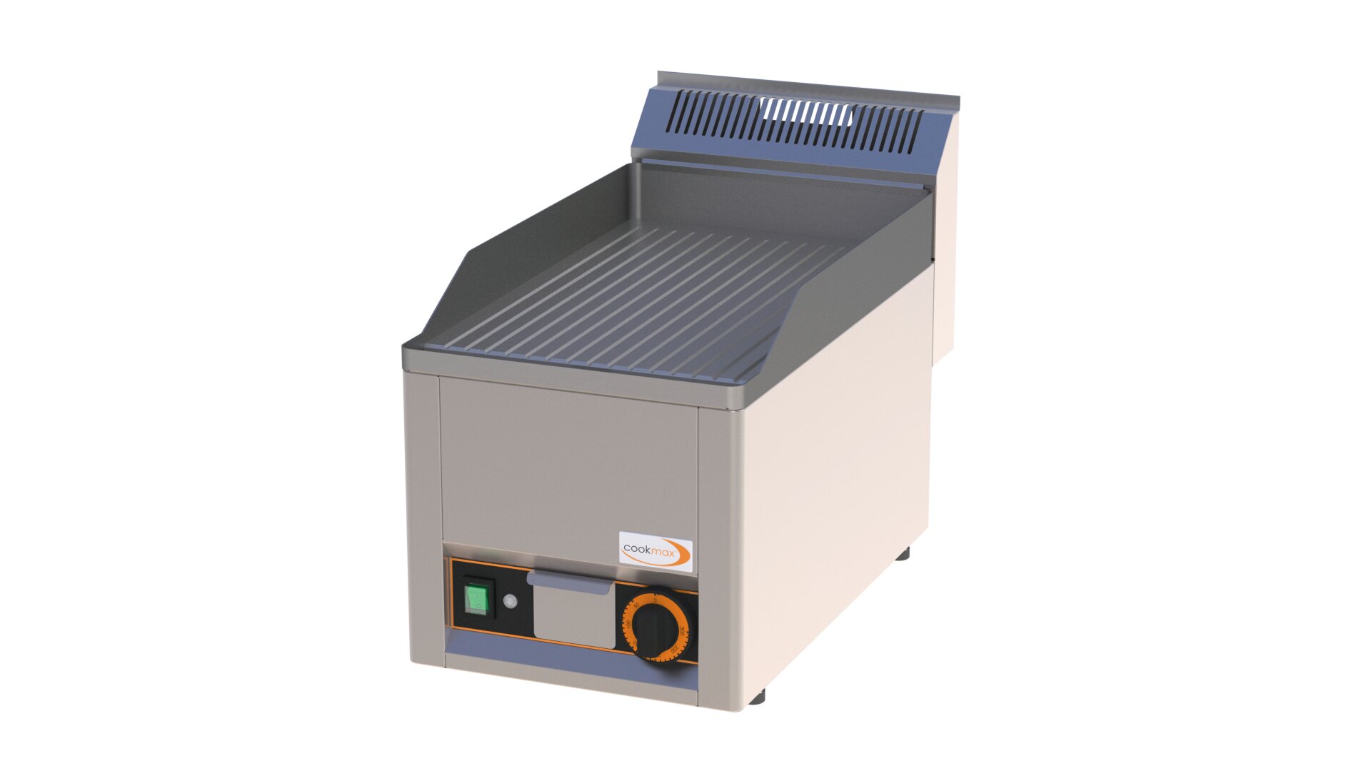 Elektro-Grillplatte gerillt 1 Heizzone 330 x 600 x 290 mm