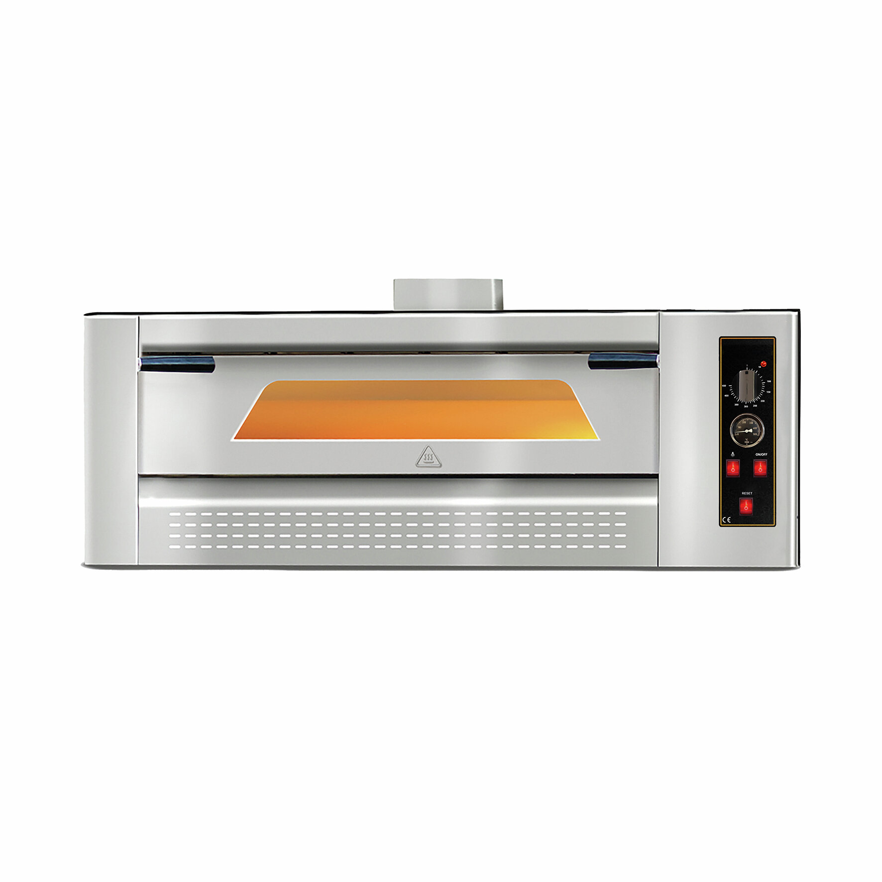 Gas-Pizzaofen, 6 x Ø 300 mm, 1 Backkammer