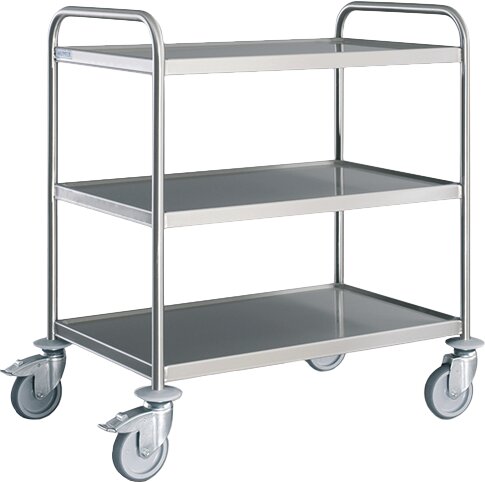 Servierwagen, 3 Borde 1000 x 600 mm