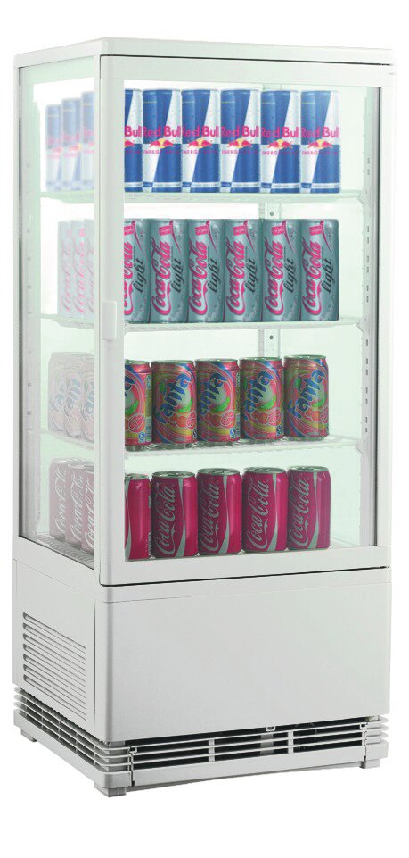 Tischkühlvitrine Umluft 78 l 428 x 386 x 960 mm