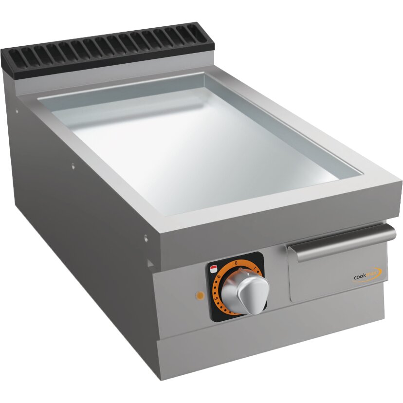 Elektro-Grillplatte, glatt, verchromt, 1 Heizzone
