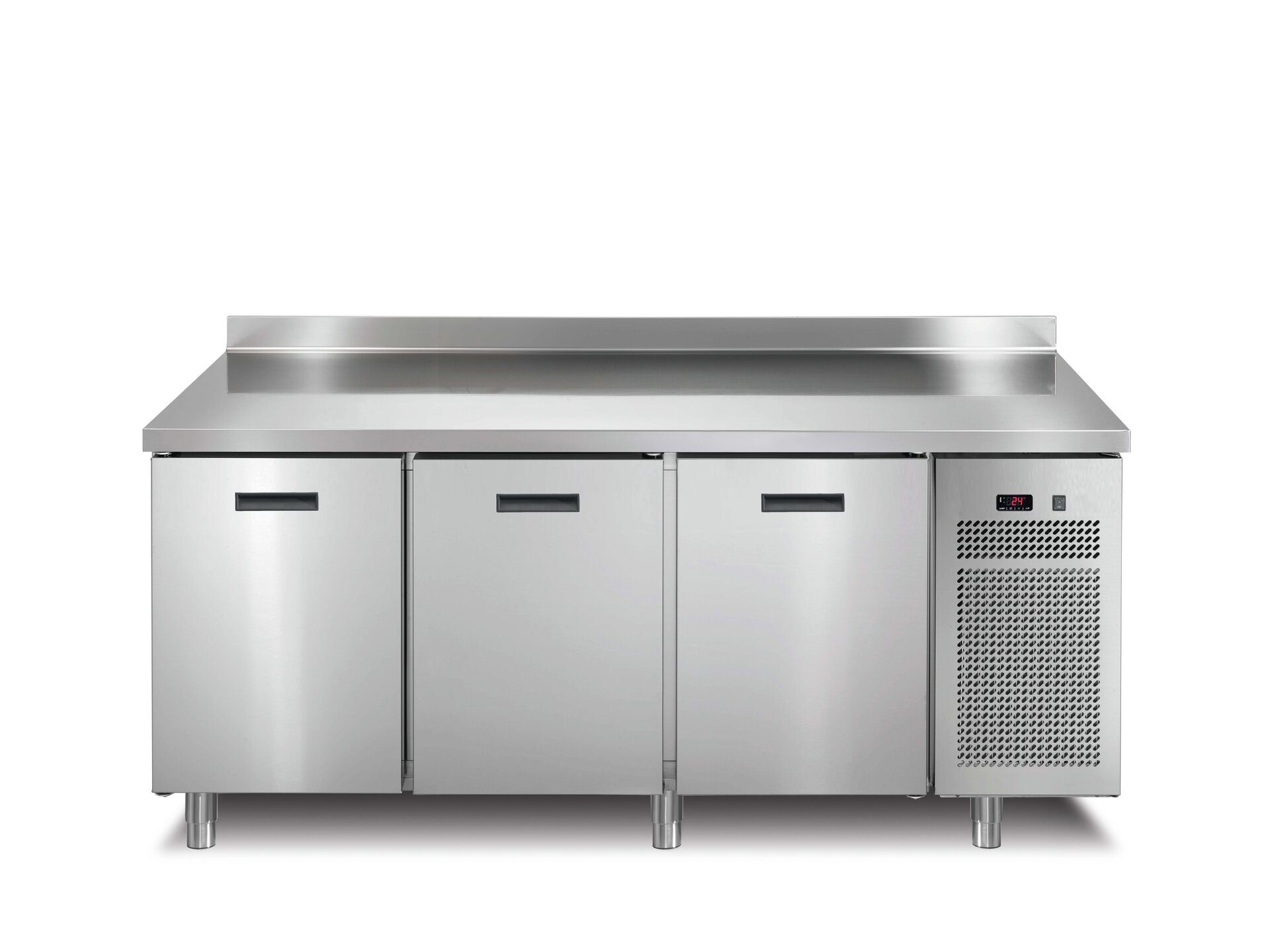 Tiefkühltisch 3 Türen mit 50 mm Aufkantung